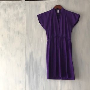 American Apparel Poplin cross-front dress size sm
